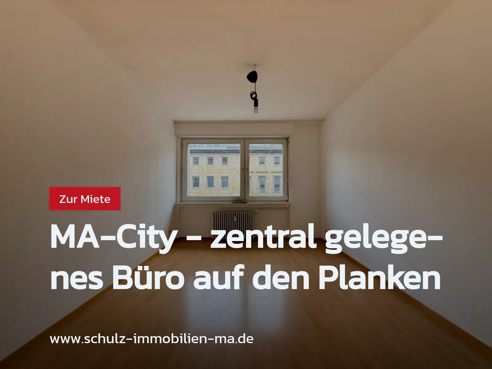 Neu im Angebot: MA-City – zentral gelegenes Büro auf den Planken