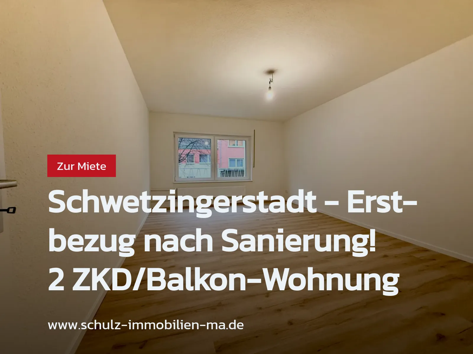 Neu im Angebot: Schwetzingerstadt – Erstbezug nach Sanierung! 2 ZKD/Balkon-Wohnung