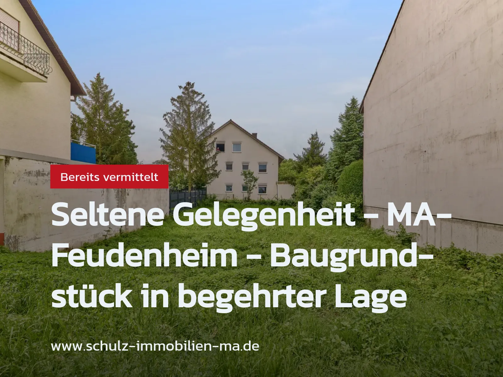 Nicht mehr verfügbar: Seltene Gelegenheit – MA-Feudenheim – Baugrundstück in begehrter Lage