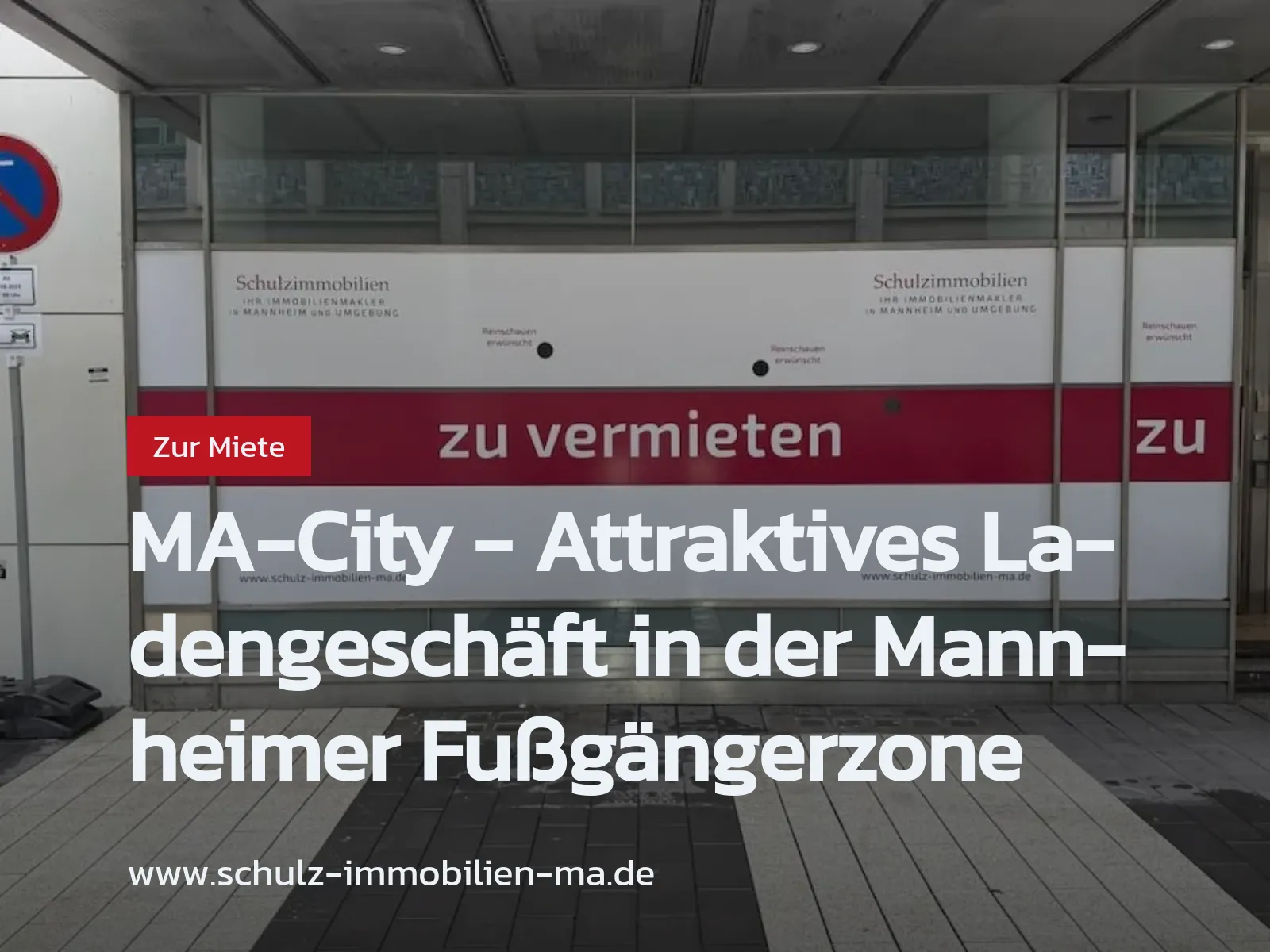 Neu im Angebot: MA-City – Attraktives Ladengeschäft in der Mannheimer Fußgängerzone
