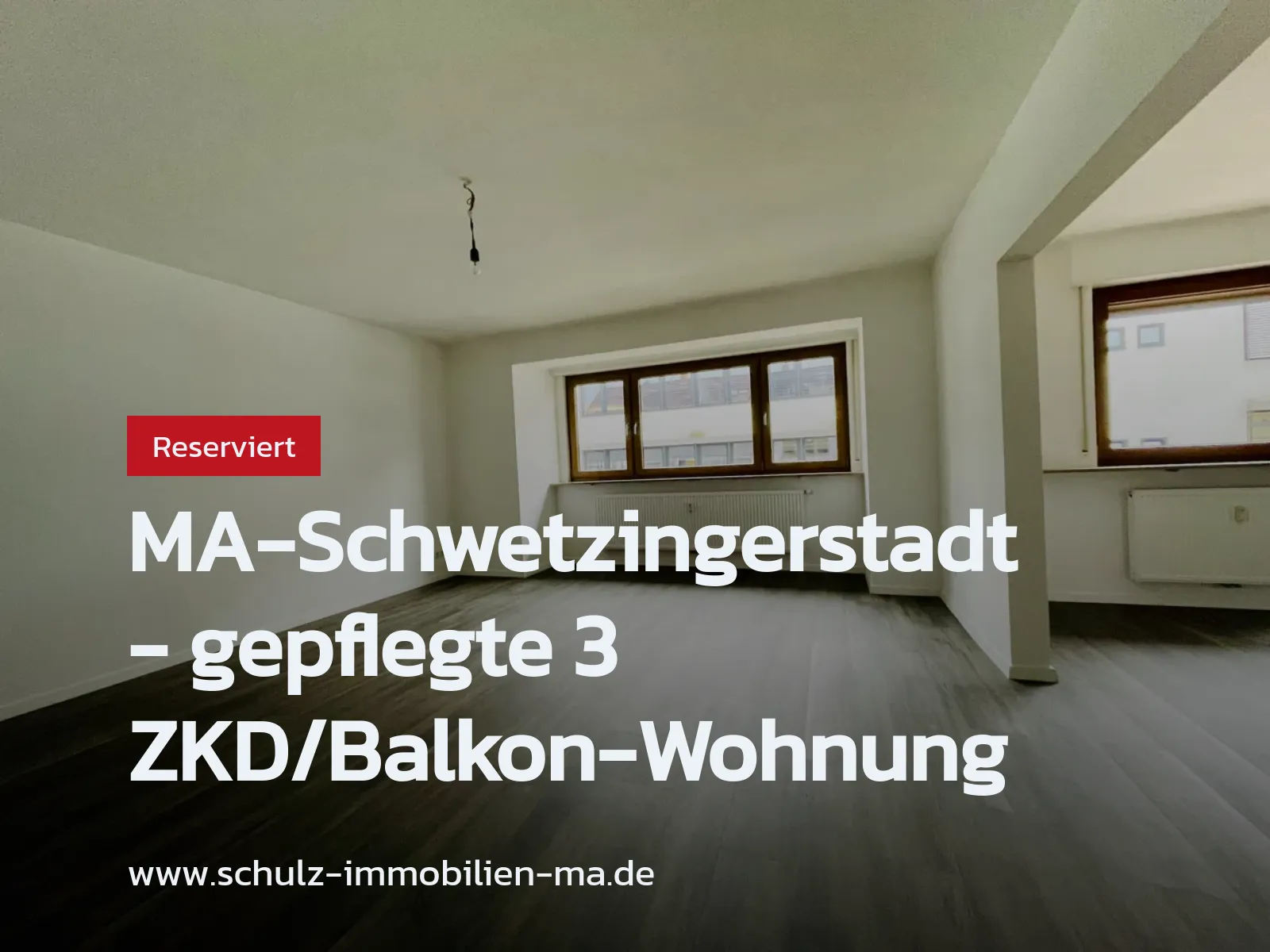 Neu im Angebot: MA-Schwetzingerstadt – gepflegte 3 ZKD/Balkon-Wohnung