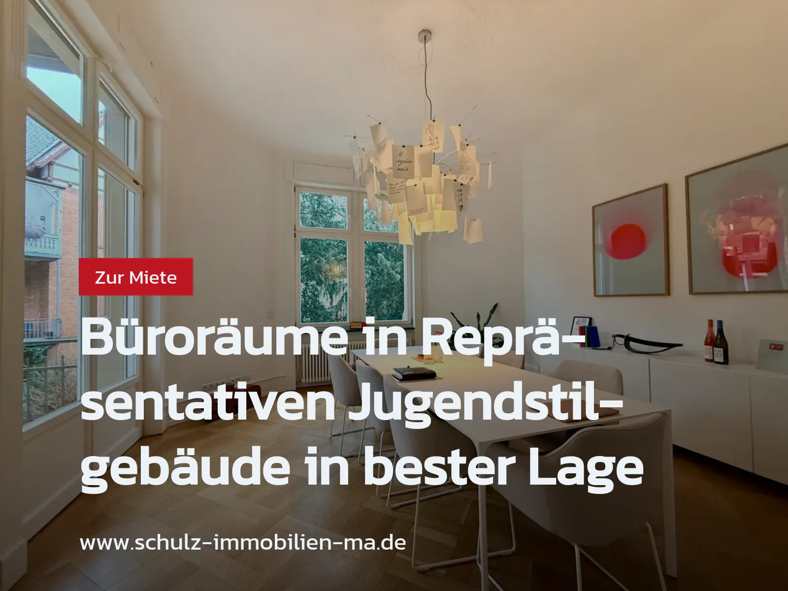 Neu im Angebot: Büroräume in Repräsentativen Jugendstilgebäude in bester Lage