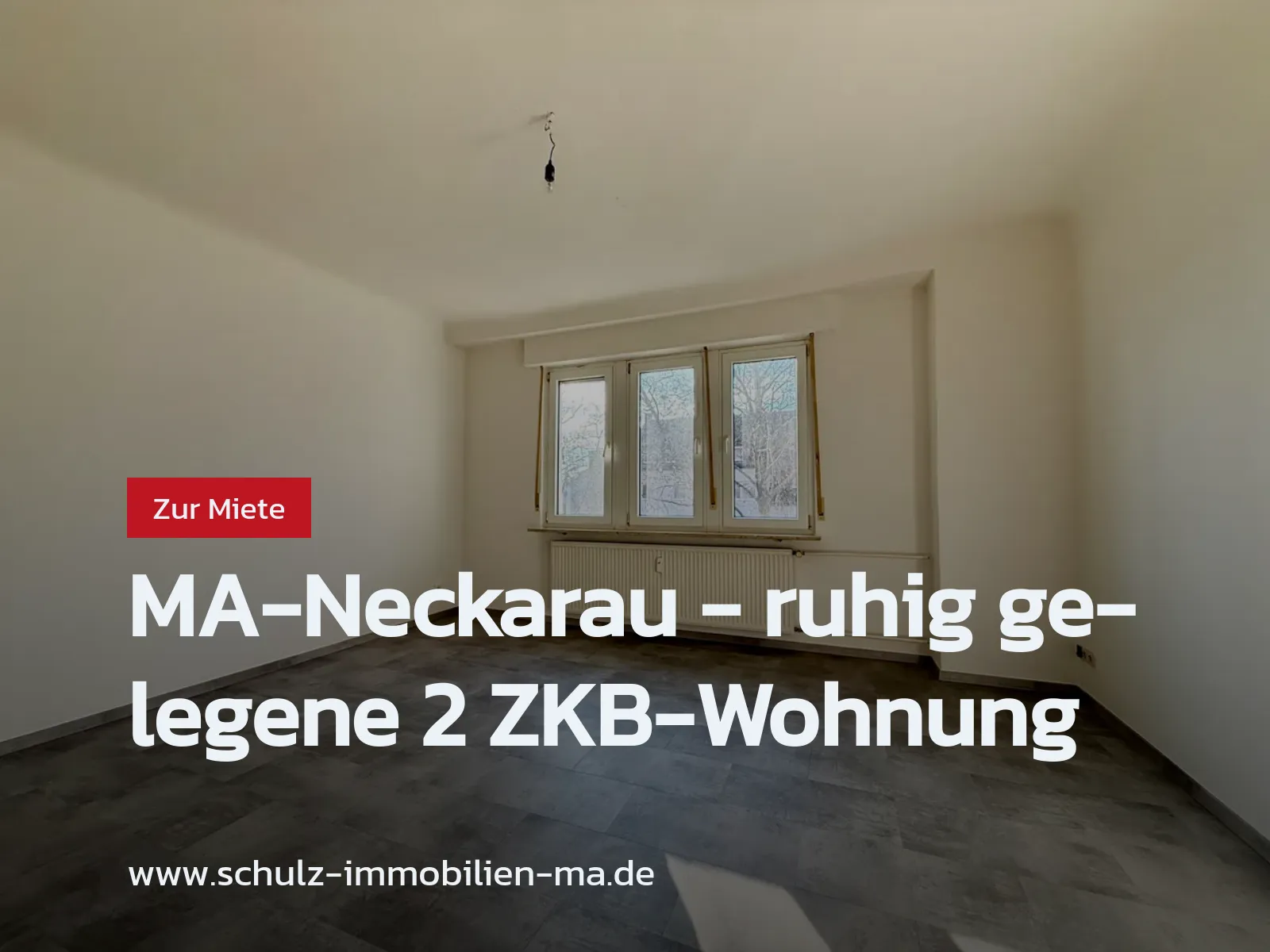Neu im Angebot: MA-Neckarau – ruhig gelegene 2 ZKB-Wohnung