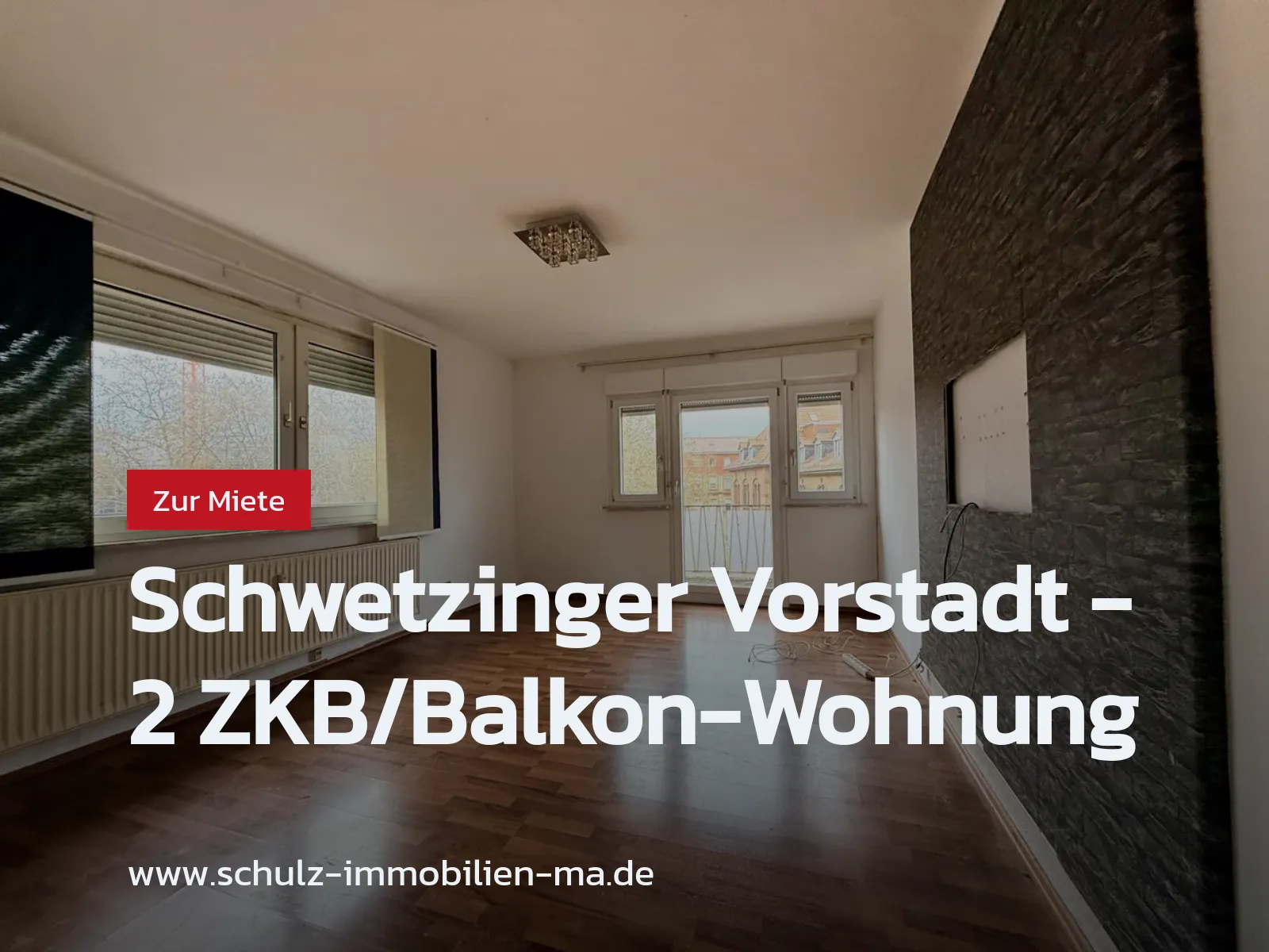Neu im Angebot: Schwetzinger Vorstadt – 2 ZKB/Balkon-Wohnung