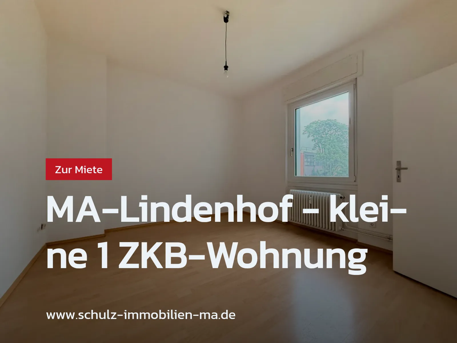 Neu im Angebot: MA-Lindenhof – kleine 1 ZKB-Wohnung