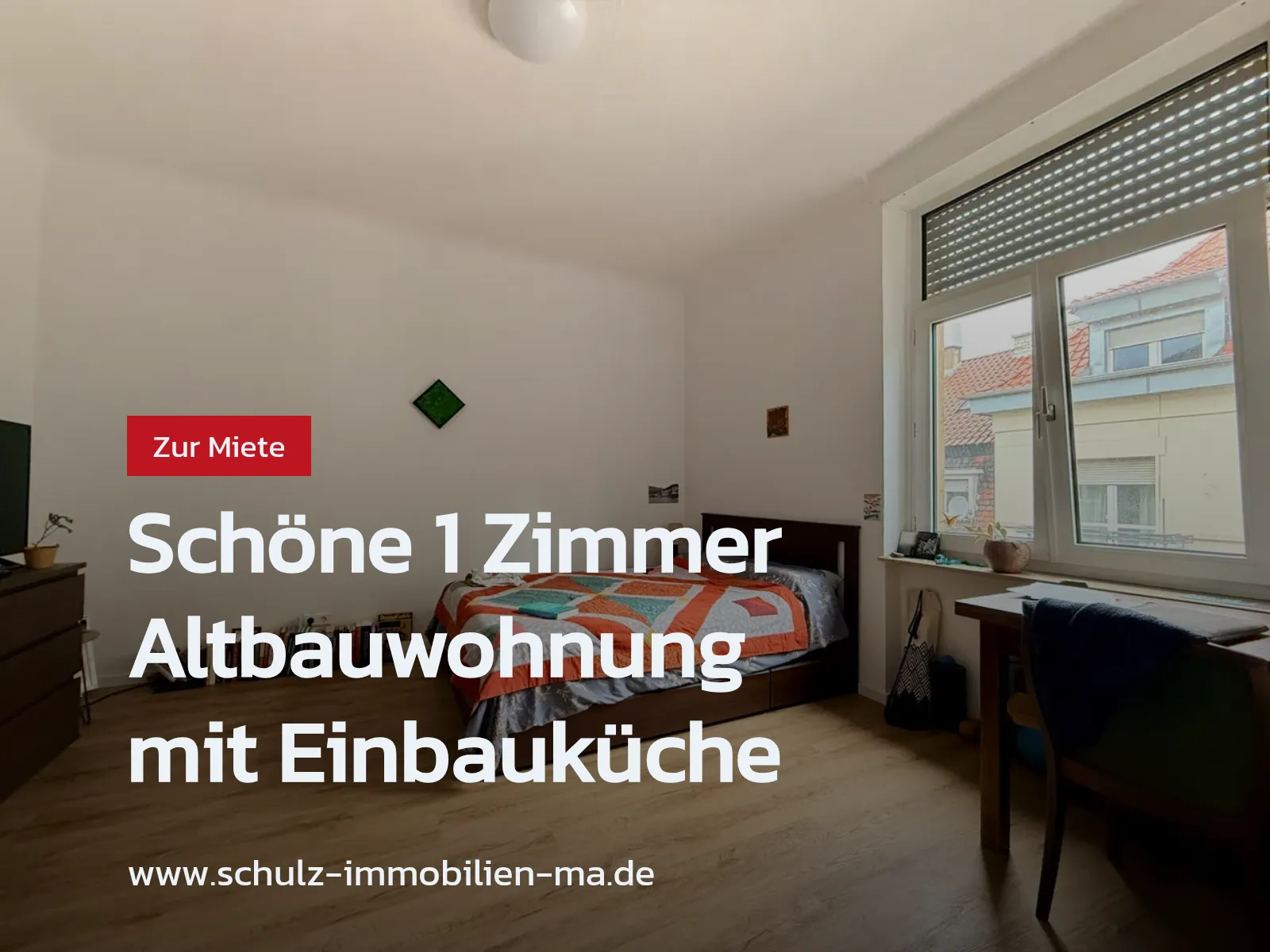 Neu im Angebot: Schöne 1 Zimmer Altbauwohnung mit Einbauküche