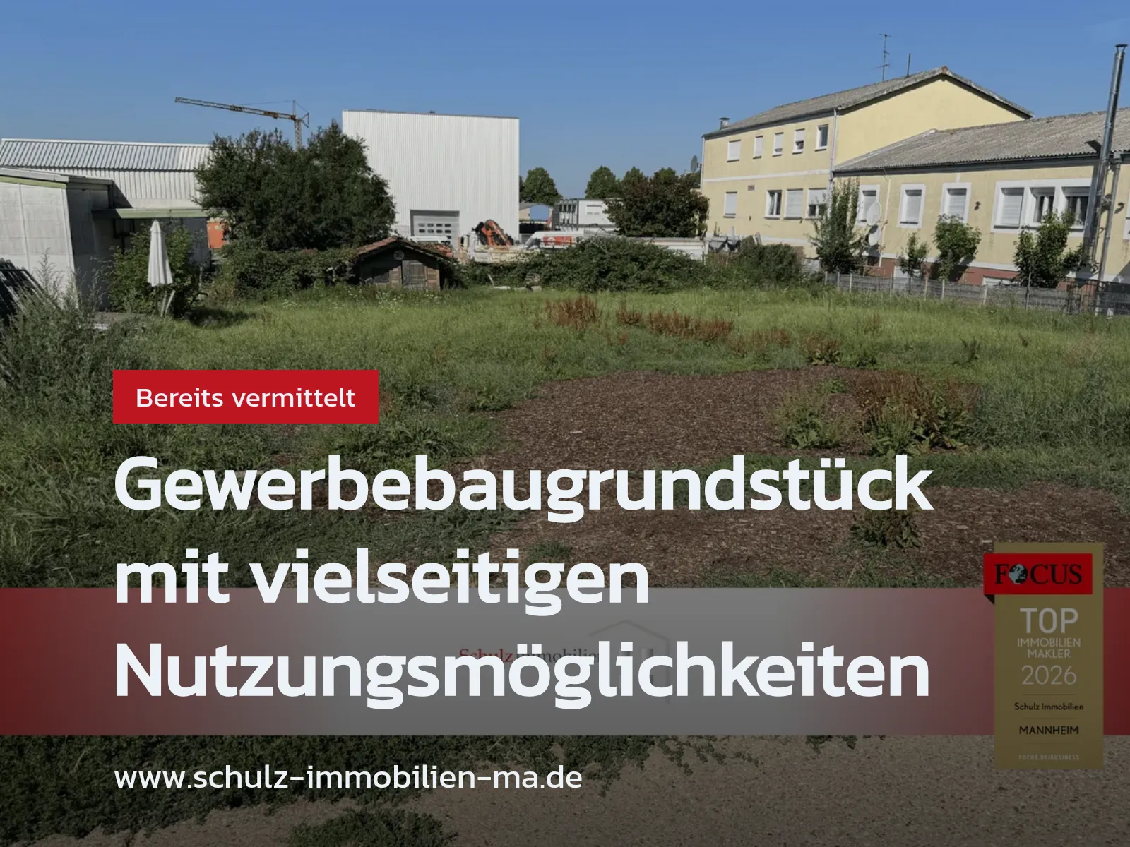 Nicht mehr verfügbar: Gewerbebaugrundstück mit vielseitigen Nutzungsmöglichkeiten