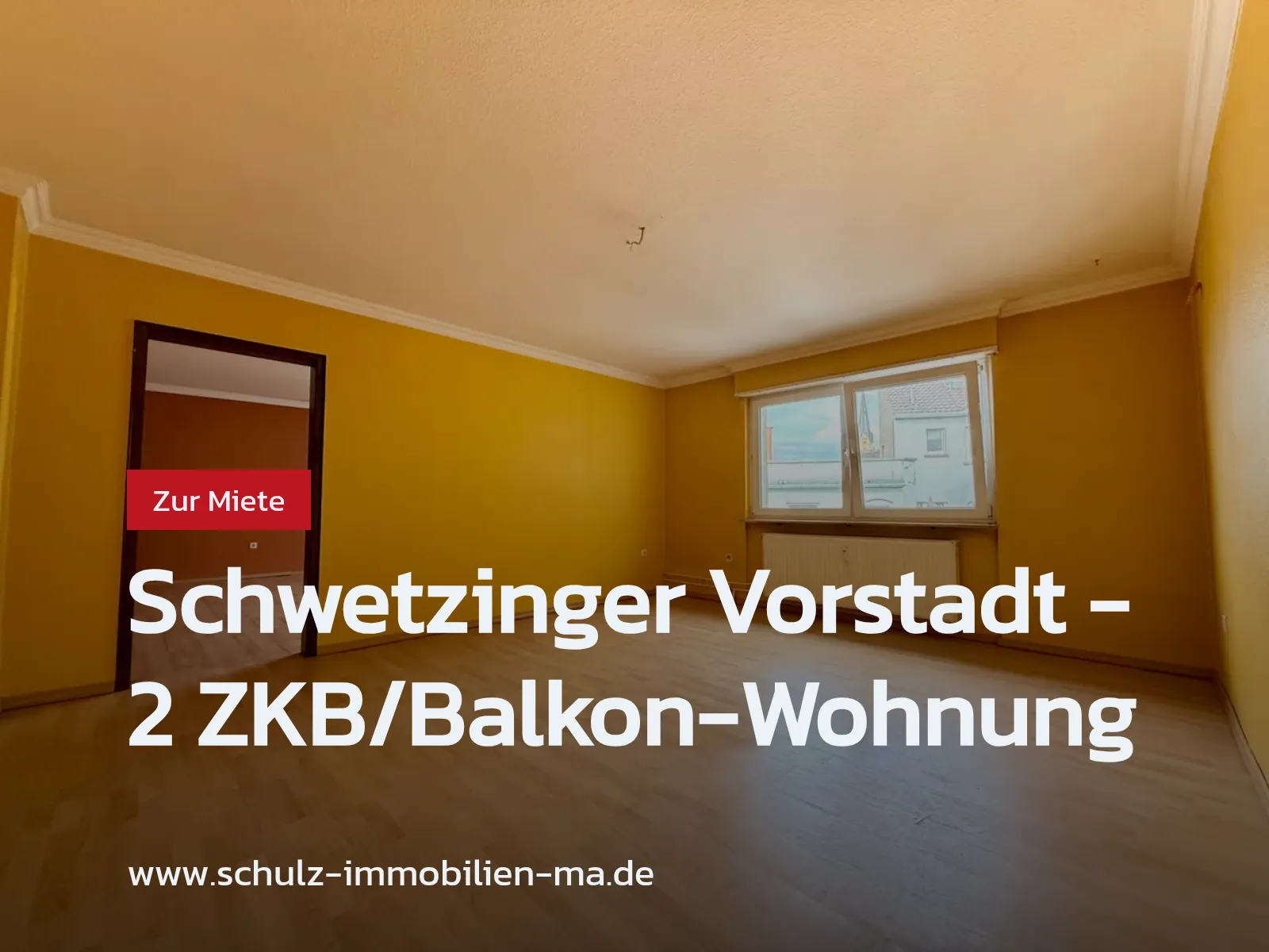 Neu im Angebot: Schwetzinger Vorstadt – 2 ZKB/Balkon-Wohnung