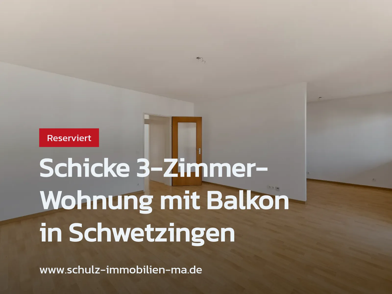 Neu im Angebot: Schicke 3-Zimmer-Wohnung mit Balkon in Schwetzingen