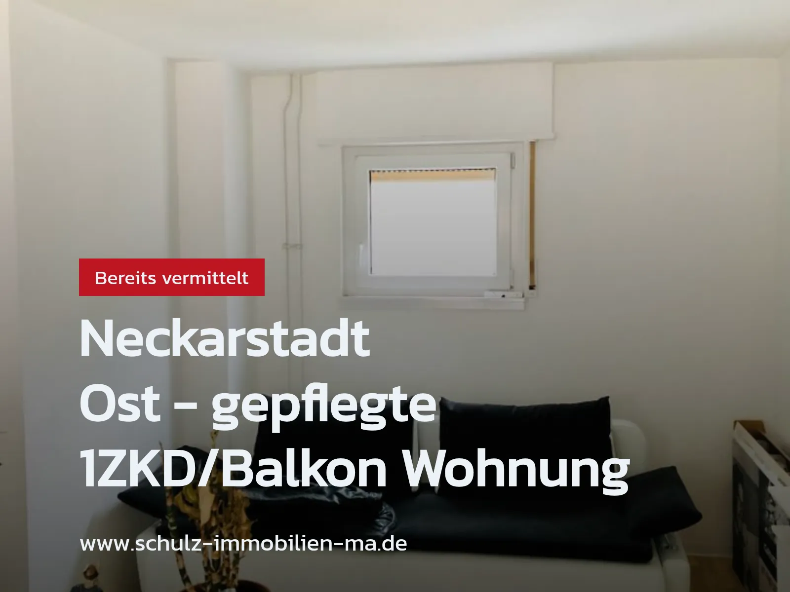 Nicht mehr verfügbar: Neckarstadt Ost – gepflegte 1ZKD/Balkon Wohnung