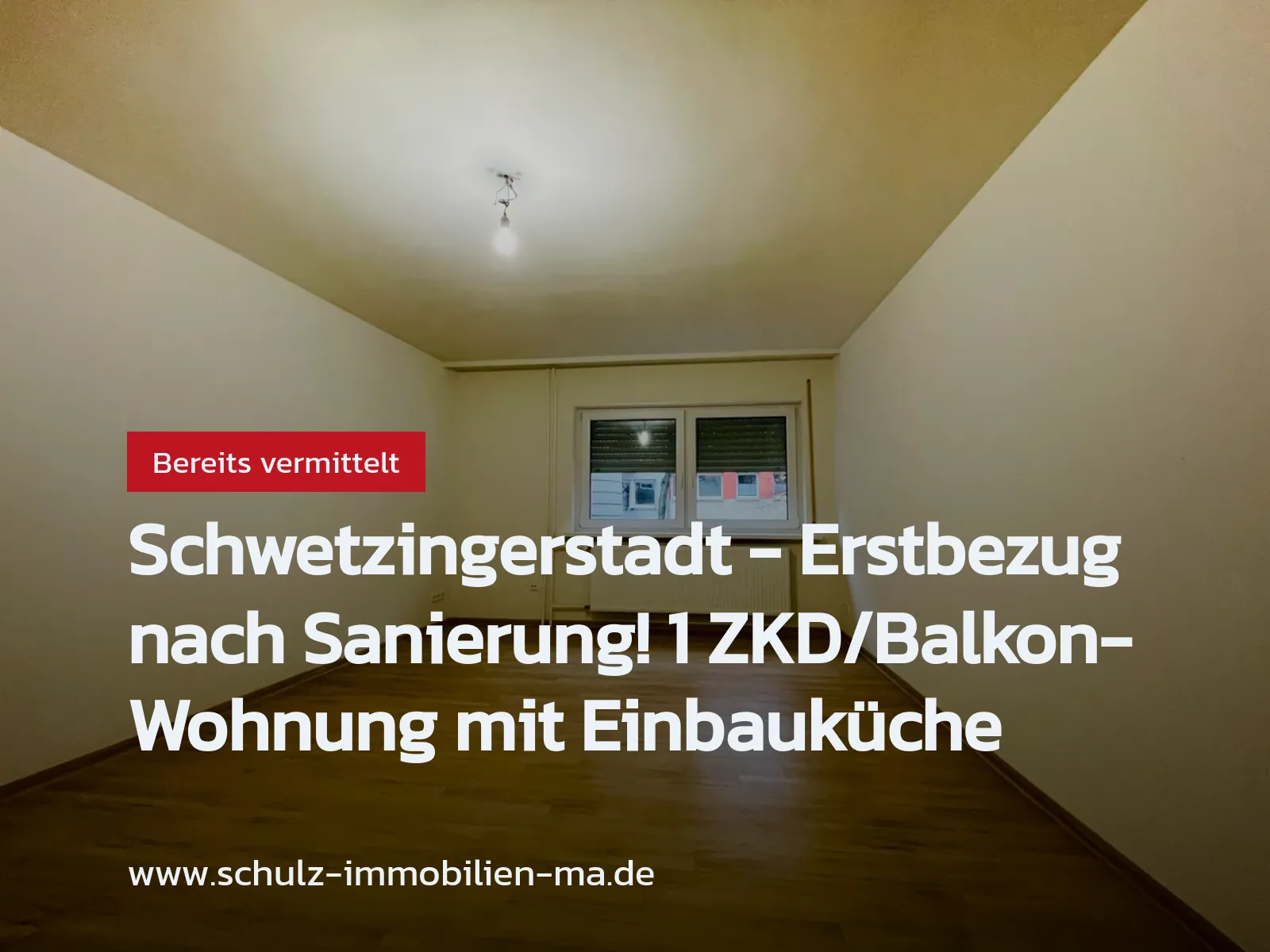 Nicht mehr verfügbar: Schwetzingerstadt – Erstbezug nach Sanierung! 1 ZKD/Balkon-Wohnung mit Einbauküche