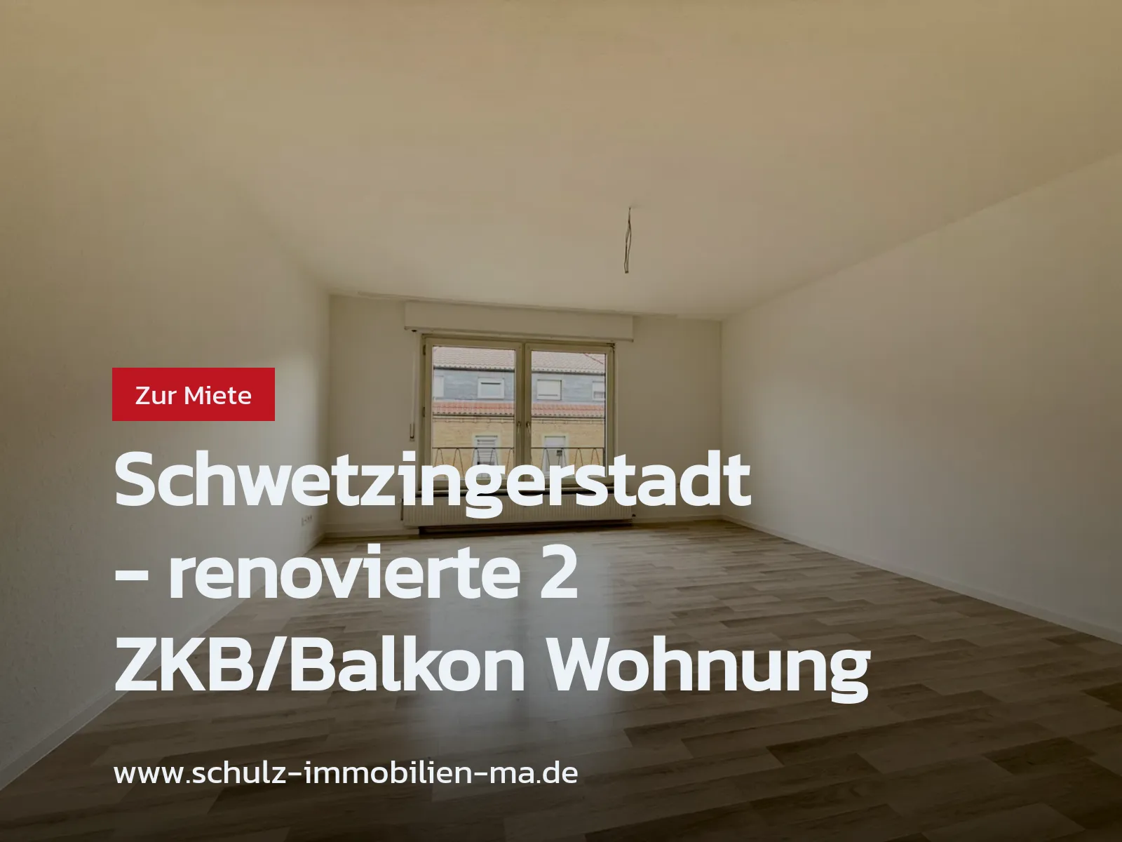 Neu im Angebot: Schwetzingerstadt – renovierte 2 ZKB/Balkon Wohnung