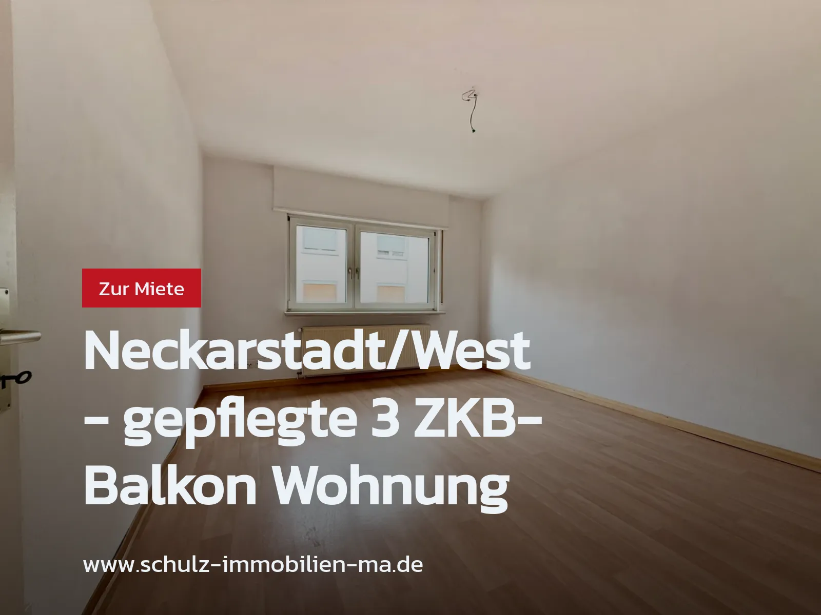 Neu im Angebot: Neckarstadt/West – gepflegte 3 ZKB-Balkon Wohnung