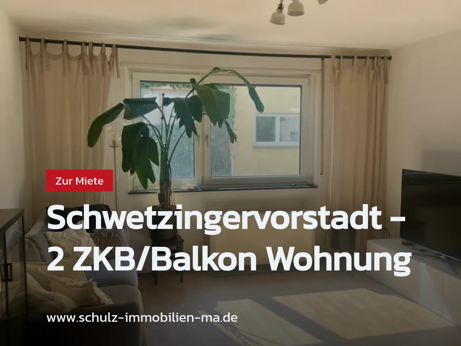 Neu im Angebot: Schwetzingervorstadt – 2 ZKB/Balkon Wohnung