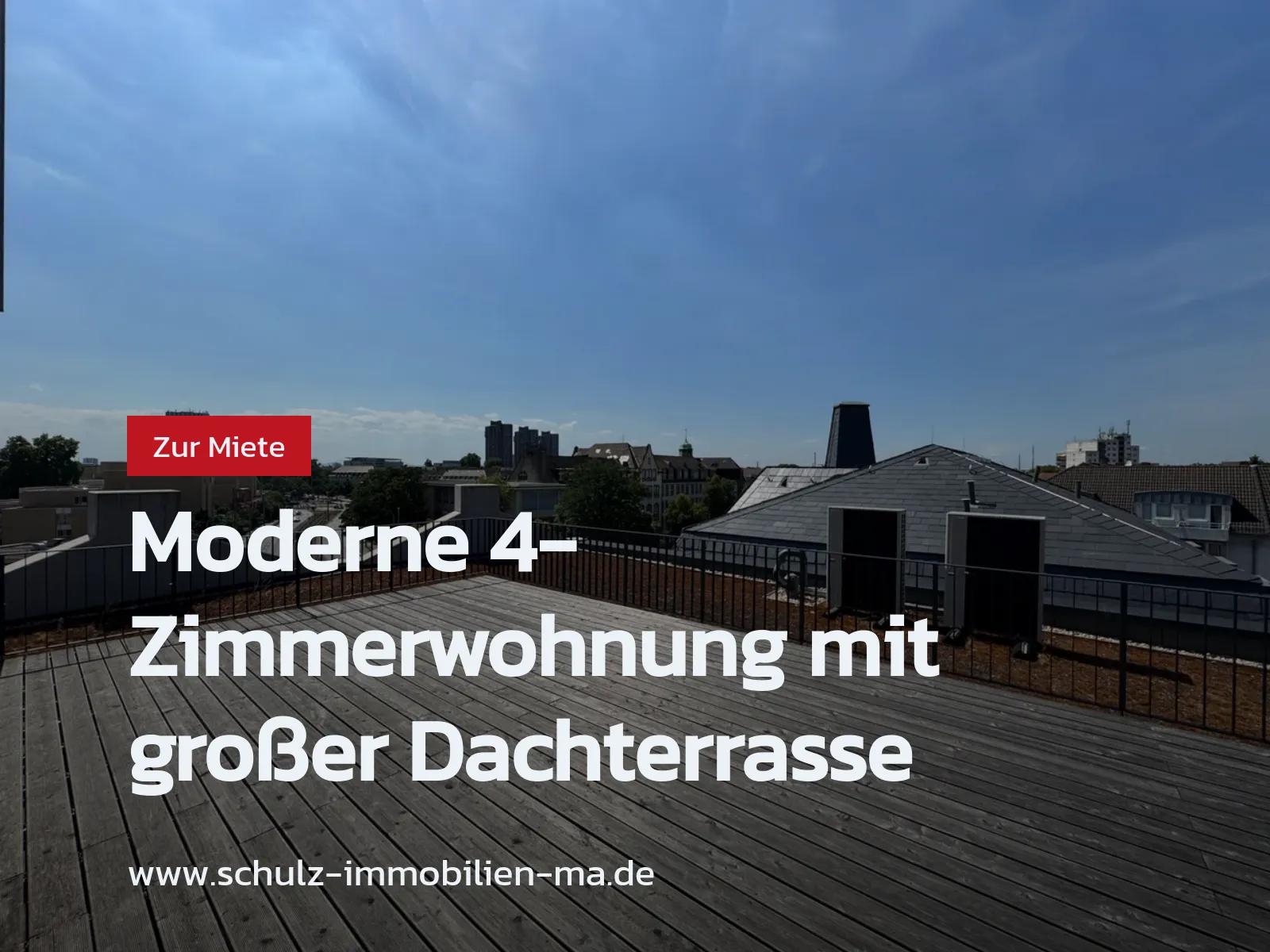 Neu im Angebot: Moderne 4-Zimmerwohnung mit großer Dachterrasse
