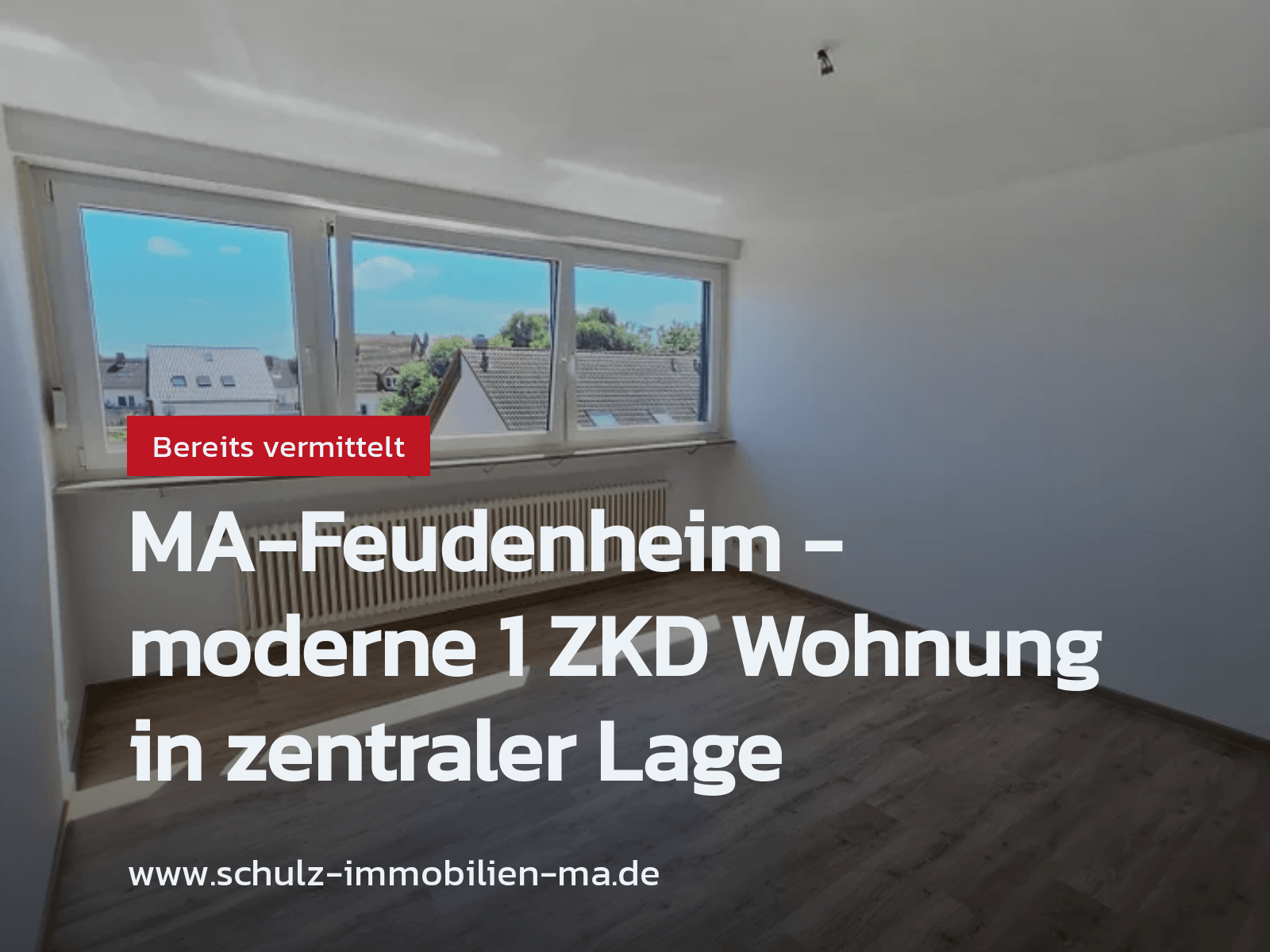 Nicht mehr verfügbar: MA-Feudenheim – moderne 1 ZKD Wohnung in zentraler Lage